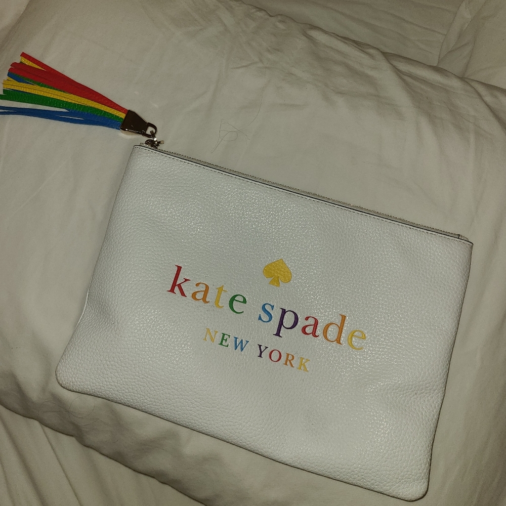 Kate Spade leather cosmetic bag